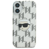 Karl Lagerfeld IML Karl Head Galvanisiert - iPhone 16 Hülle (Transparent)
