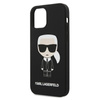 Karl Lagerfeld Fullbody Silikon Iconic - iPhone 12 / 12 Pro Tasche (Schwarz)