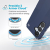 Speck Presidio2 Grip Magnet - Samsung Galaxy S25 / 24 MagSafe Case (Küstenblau/Staubgrau/Weiß)