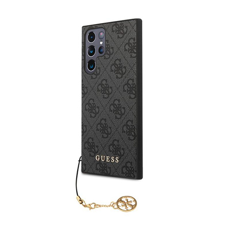 Guess 4G Charms Kollektion - Samsung Galaxy S24 Ultra Tasche (schwarz)