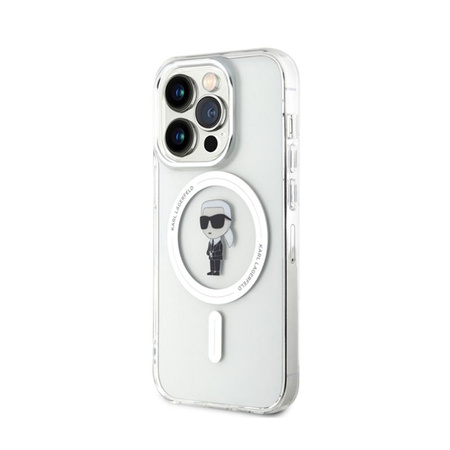 Karl Lagerfeld IML Ikonik MagSafe - iPhone 15 Pro Tasche (Transparent)