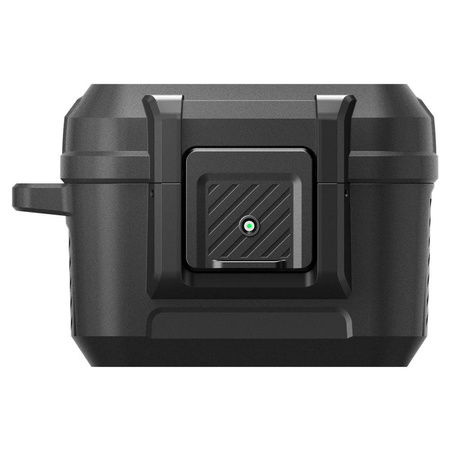 Spigen Lock Fit - Pancerne etui do Apple Airpods Pro 1 / 2 (Czarny)