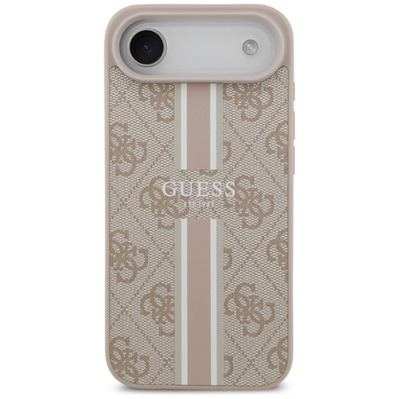 Guess 4G Printed Stripes MagSafe - Hülle iPhone Air (rosa)