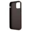 Guess 4G Bottom Stripe Collection - Etui iPhone 12 / iPhone 12 Pro (brązowy)