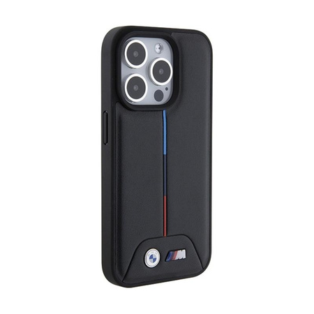 BMW Stepptasche Tricolor - iPhone 15 Pro Max Tasche (schwarz)