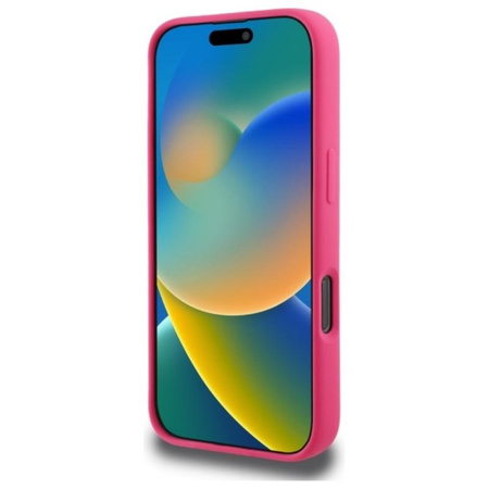 Karl Lagerfeld Silicone Choupette Head Print MagSafe - Case iPhone 16 Pro (fuchsia)