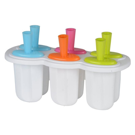 Ice cream / sorbet mold on a stick 6 x 50 ml