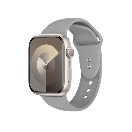 Crong Liquid - Apple Watch Armband 44/45/46/49 mm (Grau)