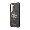 Guess 4G Big Metal Logo - Étui Samsung Galaxy S23 FE (gris)