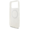 Guess IML Flowers Electro Pearl Strap MagSafe - Case iPhone 17 Pro Max (white)
