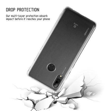 Crong Crystal Slim Cover - Huawei P Smart 2019 tok (átlátszó)