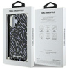 Karl Lagerfeld Zebra With Cord - Case for iPhone 16 Plus (purple)