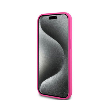 Karl Lagerfeld Silicone Choupette Head MagSafe - Coque iPhone 15 Plus / 14 Plus (rose)