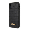Guess Krokotasche - iPhone 11 Tasche (Schwarz)