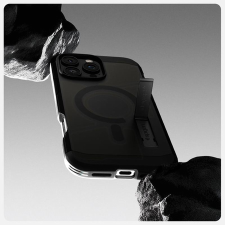 Spigen Tough Armor MagSafe - tok iPhone 16 Pro Max készülékhez (Frost Black)