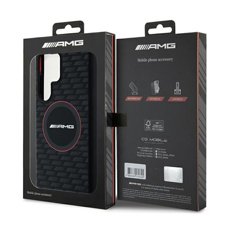 AMG Silicone Carbon Pattern MagSafe - Samsung Galaxy S24 Ultra Case (black)