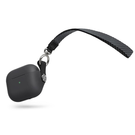 Moshi Pebbo - AirPods 3 case with detachable wrist strap (Shadow Black)
