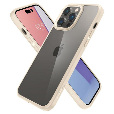 Spigen Ultra Hybrid - Case for iPhone 14 Pro Max (Beige)
