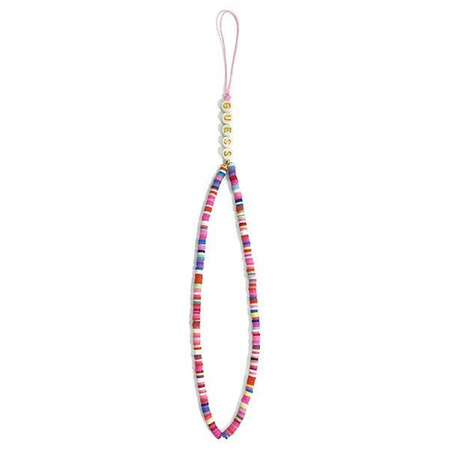 Guess Phone Strap Beads Heishi - Telefon-Anhänger 25 cm (Multicolor Pink)