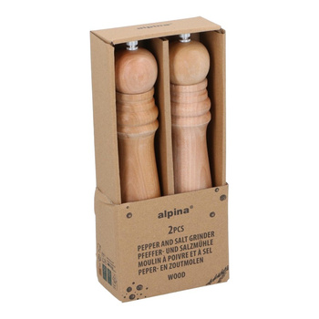 Alpina - Zestaw młynków do pieprzu i soli 25 cm (2 sztuki)