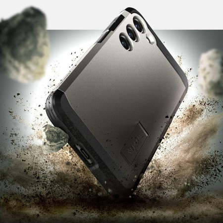 Spigen Tough Armor - tok Samsung Galaxy S23+ készülékhez (Gunmetal)