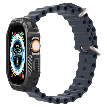 Spigen Rugged Armor - Gehäuse für Apple Watch Ultra 49 mm (schwarz)