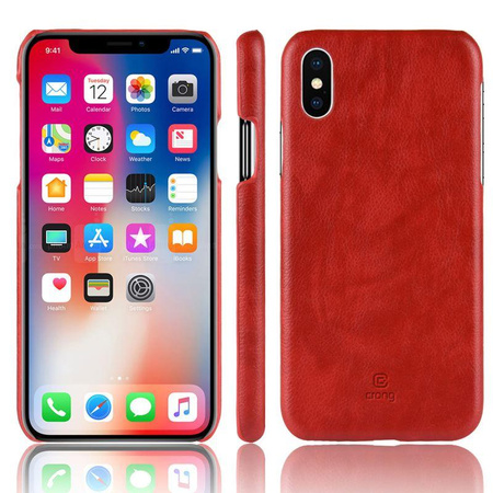 Crong Essential Cover - iPhone Xs / X Case (red)