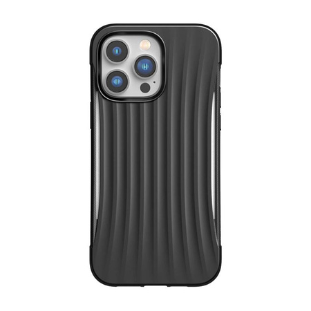 X-Doria Raptic Clutch - Étui biodégradable pour iPhone 14 Pro Max (Testé en chute de 3m) (Noir)