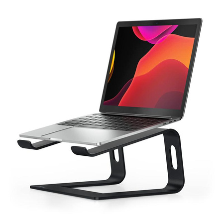 Crong AluBench - Alumínium laptop állvány (fekete)
