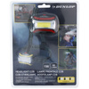 Dunlop - Turistická čelová svítilna LED (červená)