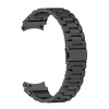 PURO Metall-Edelstahlband - Armband / Edelstahlarmband für Samsung Galaxy Watch 5 / Watch 5 Pro / Watch 4 / Watch 4 Classic (schwarz)