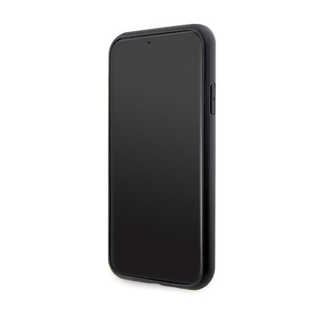 Guess 4G nyomtatott csíkos - iPhone 11 / iPhone XR tok (szürke)