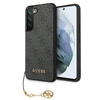 Kolekce Guess 4G Charms - pouzdro pro Samsung Galaxy S22 (šedé)