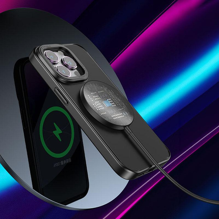 WEKOME WP-U99 Vanguard sorozat - MagSafe 15W induktív töltő (fekete)