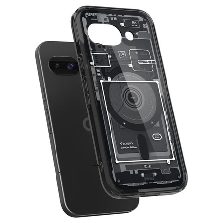 Spigen Ultra Hybrid MagSafe - Gehäuse für Google Pixel 9a (Zero One Black)