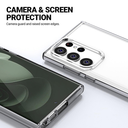 Crong Kristall-Schutzhülle - Samsung Galaxy S23 Ultra Gehäuse (Transparent)