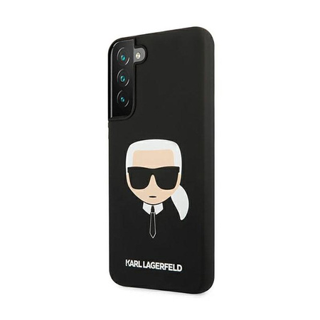 Karl Lagerfeld Silikon Ikonik Karl`s Head - Samsung Galaxy S22+ Tasche (schwarz)