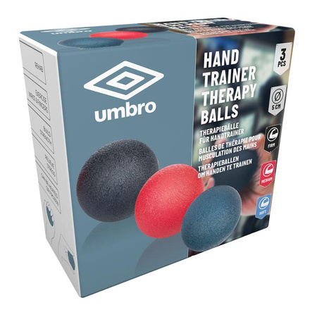 Umbro - Terapeutická sada míčů na cvičení rukou 3 ks.