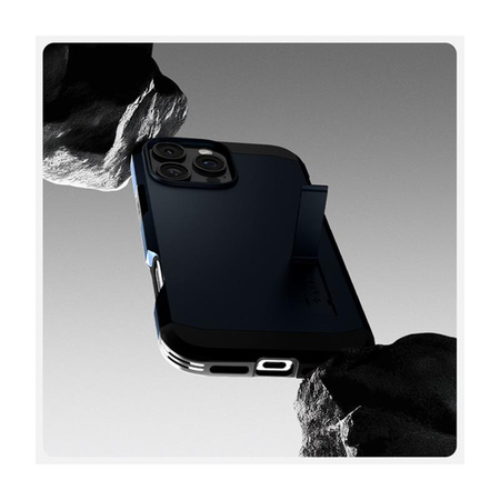 Spigen Tough Armor MagSafe - tok iPhone 16 Pro készülékhez (Metal Slate)