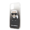 Karl Lagerfeld Iconic Karl Gradient - iPhone 11 Pro Tasche (schwarz)