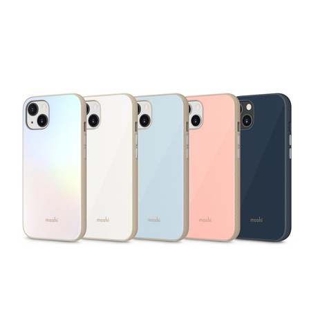 Moshi iGlaze Slim Hardshell Case - pouzdro pro iPhone 13 (systém SnapTo) (perleťově bílé)