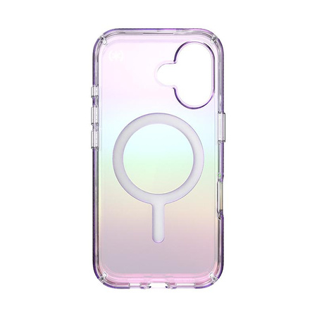Speck Presidio2 Lux MagSafe - iPhone 16 Tasche (Erstaunlich Lila / Klar)