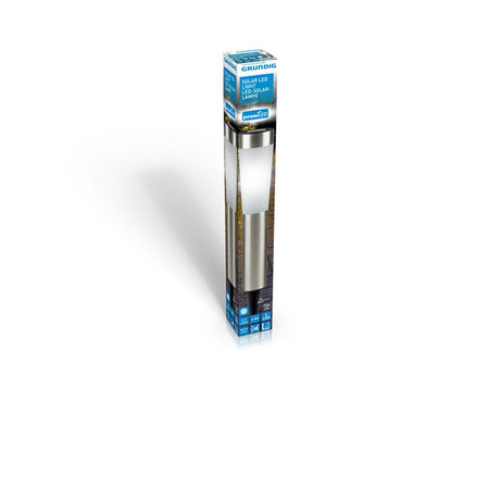 Grundig - duża solidna lampa solarna 2xLED wysokość 56 cm