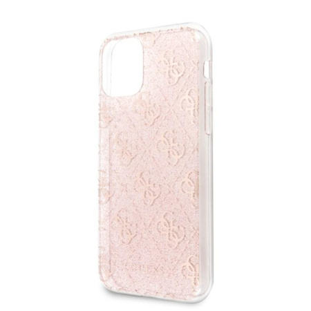 Guess 4G Glitter - Coque pour iPhone 11 Pro (rose)