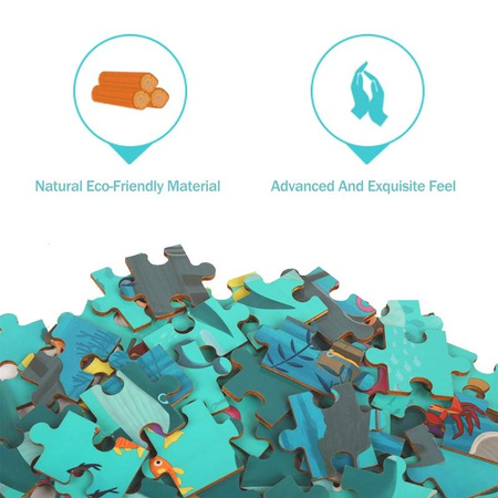 TOP BRIGHT - Meerespuzzle aus Holz (100 el.)