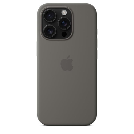 Apple Silikonhülle - Silikonhülle mit MagSafe für iPhone 16 Pro (Mountain Grey)