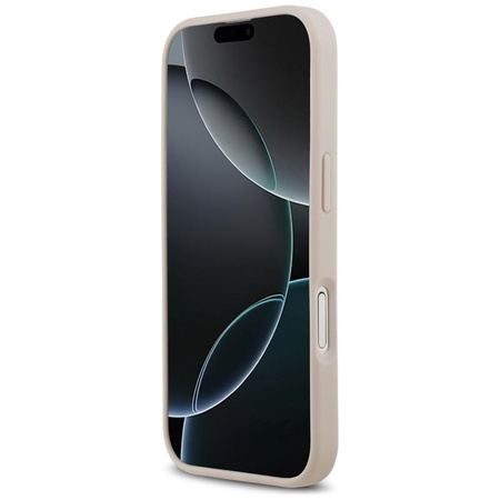 Guess 4G Circle Classic Logo MagSafe - Pouzdro iPhone 17 (růžové)