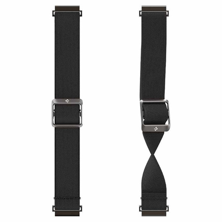 Spigen Fit Lite Band - Bracelet pour Samsung Galaxy Watch 4 / 5 / 5 Pro / 6 (Noir)