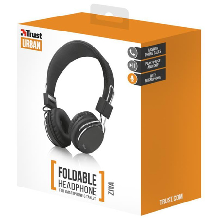 Trust Ziva - Słuchawki nauszne (czarny)