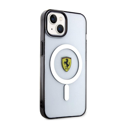 Ferrari Outline Magsafe - Case for iPhone 14 (Transparent)